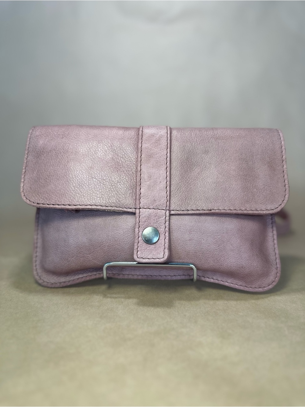 Latico Leathers Dusty Rose Genuine Leather Crossbody Bag